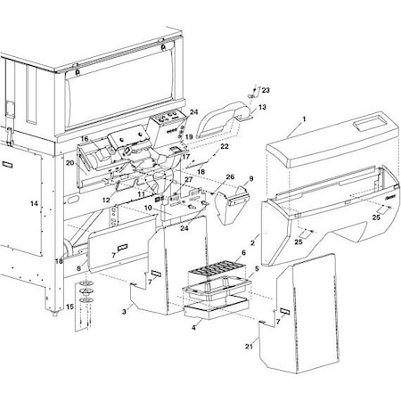Follett Chute, Inner, Dispense 00109983